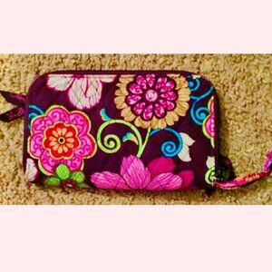 Vera Bradley Front Zip Wristlet